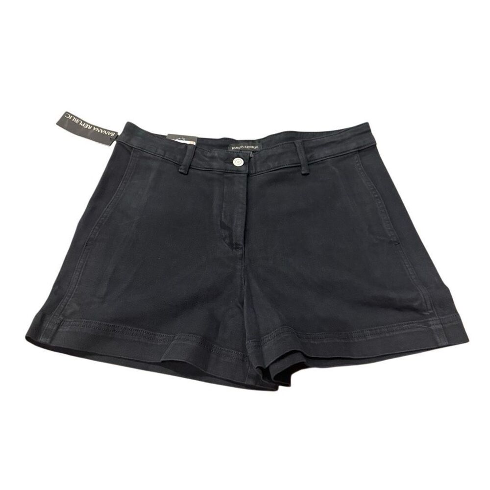 Banana Republic Everyday Short Size 6 Black 4” Inseam NWT